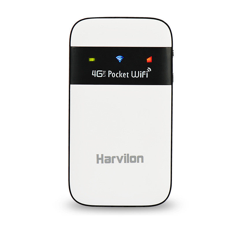 4G Pocket WiFi device with Harvilon branding on a white background