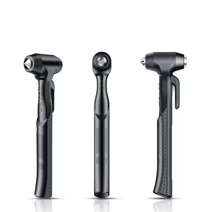 2-in-1 Car Safety Hammer – Window Breaker & Seatbelt Cutter Tool