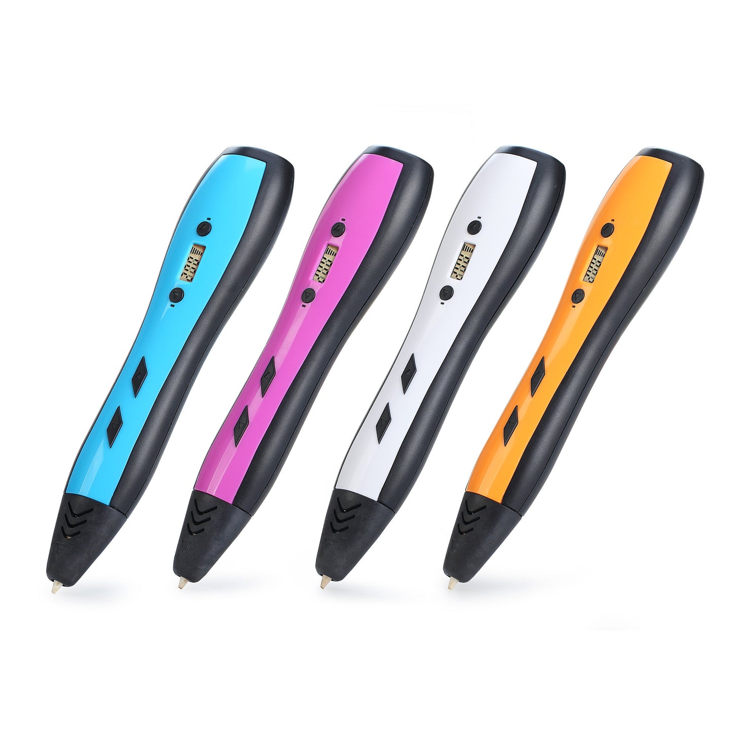 3D printing pen with LCD screen, adjustable temperature and speed, compatible with 1.75mm PLA and ABS filaments