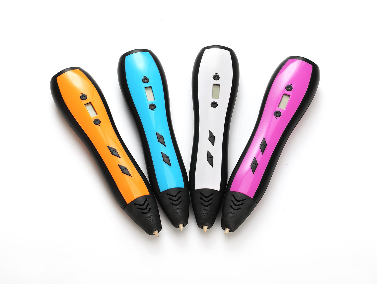 3D printing pen with LCD screen, adjustable temperature and speed, compatible with 1.75mm PLA and ABS filaments