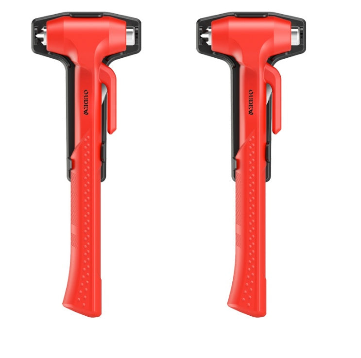 2-in-1 Car Safety Hammer – Window Breaker & Seatbelt Cutter Tool