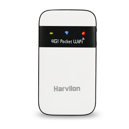4G Pocket WiFi device with Harvilon branding on a white background